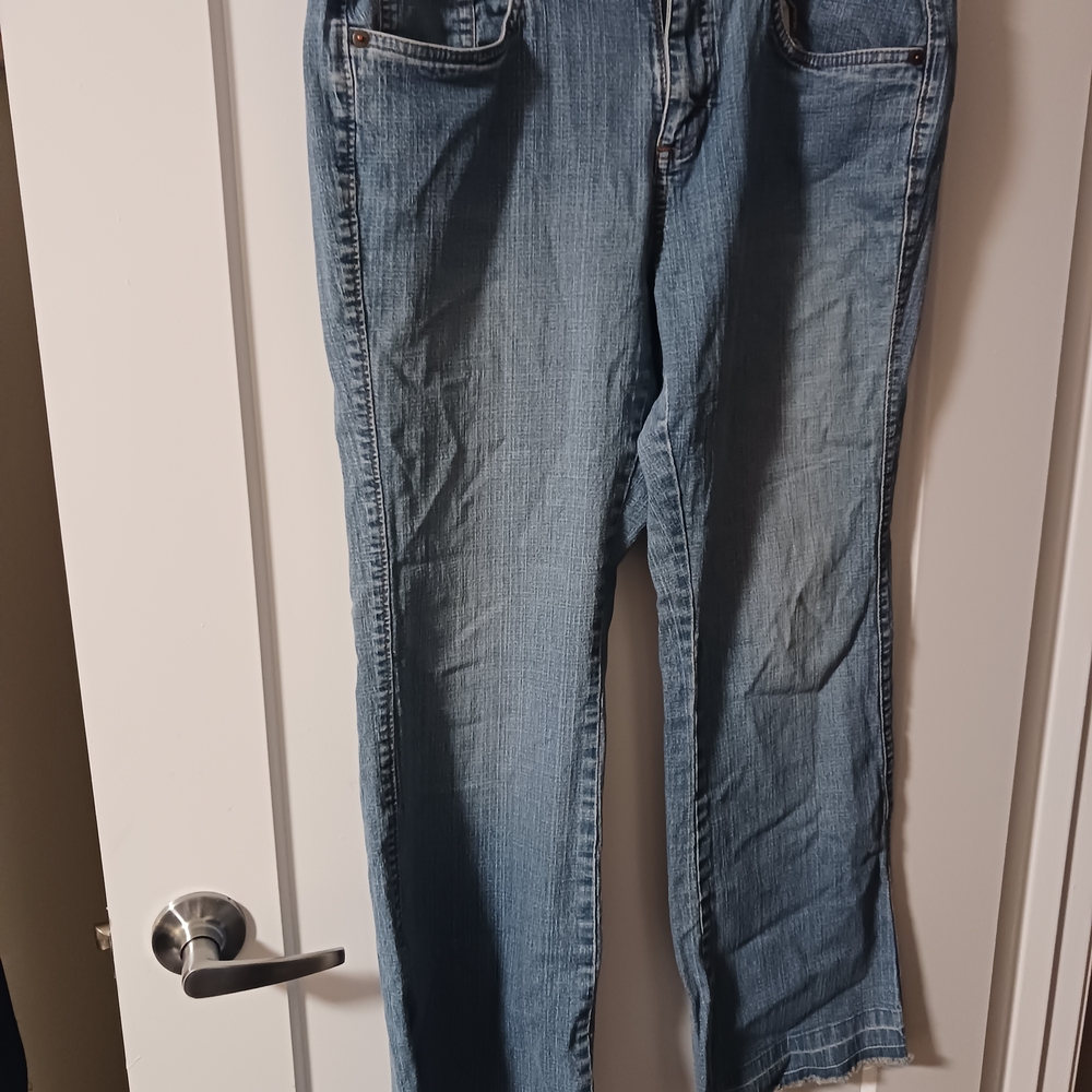 Lee Blue Boot Cut Jeans with Natural Fading